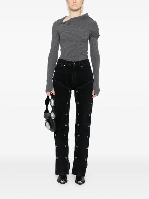 Jean Paul Gaultier halterneck knit top - Grey - zdjęcie produktu nr 2