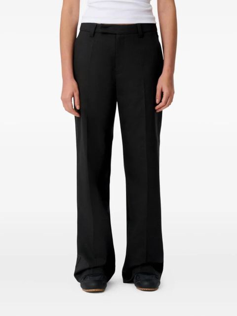 Axel Arigato Vera slit-leg trousers - BLACK