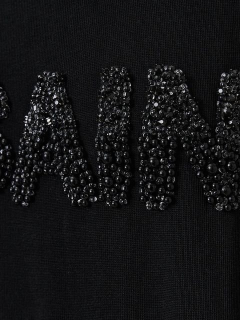 AllSaints t-shirt bawełniany AMELIE damski kolor czarny W123JC - zdjęcie produktu nr 2