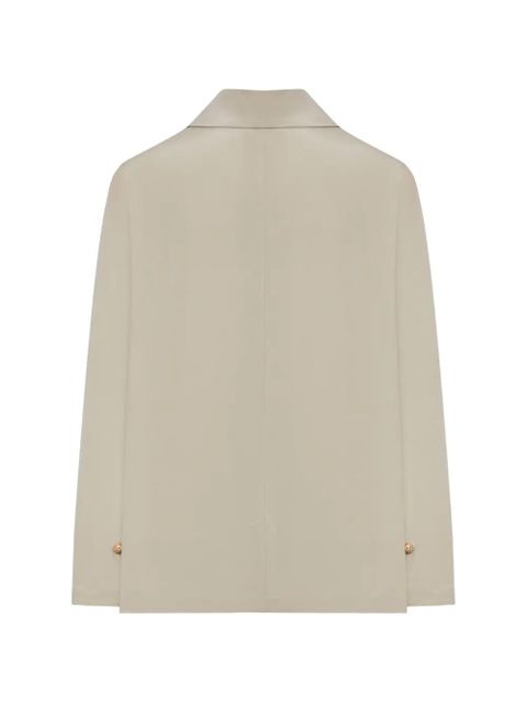 Max Mara bowling collar long-sleeve shirt - Neutrals - zdjęcie produktu nr 2