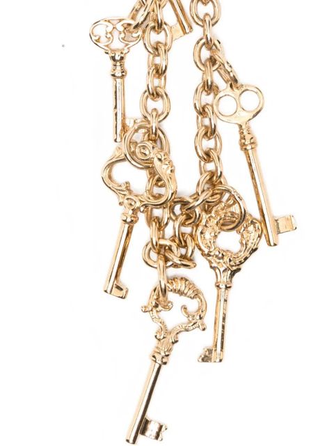 Dolce & Gabbana key charm keyring - Gold