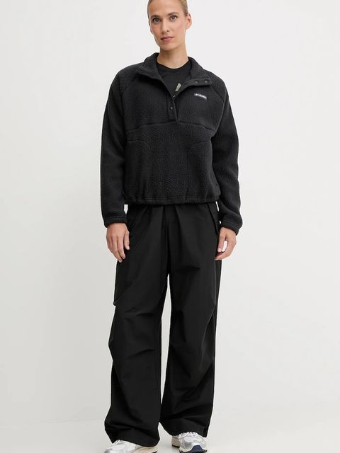 Columbia bluza polarowa Jasper damska kolor czarny gładka 2142381 - zdjęcie produktu nr 2