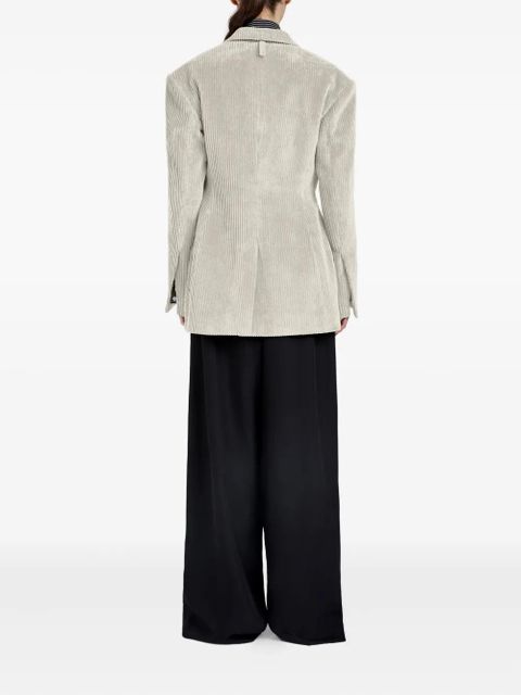 Proenza Schouler corduroy single-breasted blazer - Neutrals