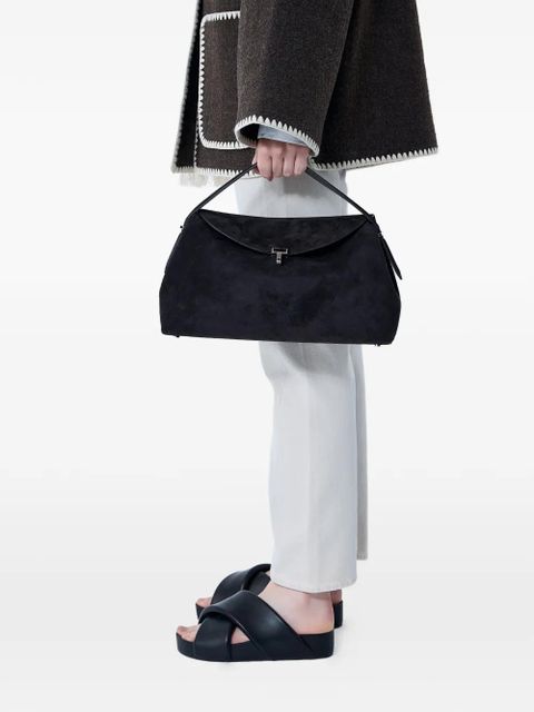 TOTEME T-Lock top handle bag - Brown