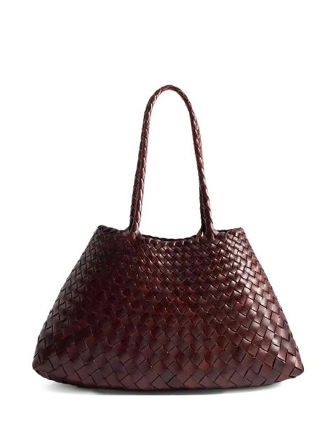DRAGON DIFFUSION big Santa Croce woven tote bag - Brown - zdjęcie produktu nr 1