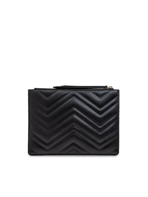 Gucci large GG Marmont clutch bag - Black