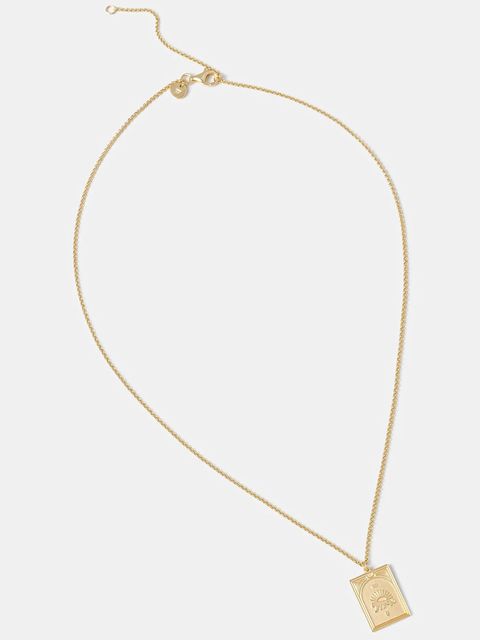 Tom Wood naszyjnik srebrny pozłacany Tarot Strength Pendant - zdjęcie produktu nr 1