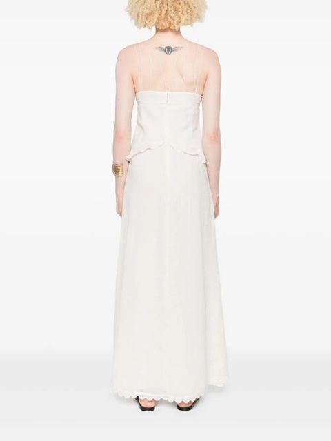 ISABEL MARANT panelled maxi dress - Neutrals