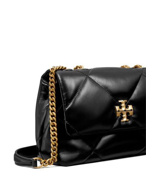 Tory Burch small Kira diamond-quilted convertible shoulder bag - Black