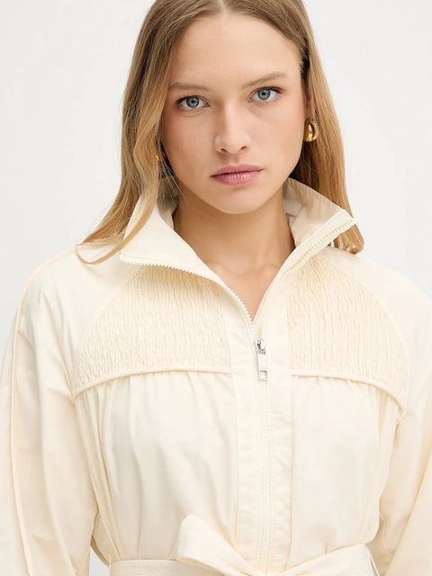 BOSS kurtka kolor beżowy przejściowa 50543247