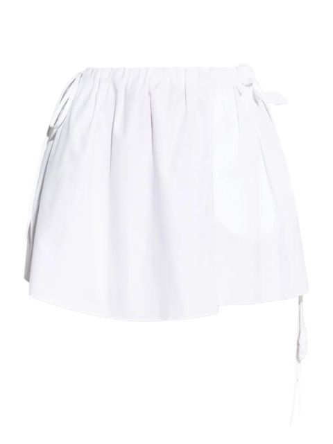 Blumarine floral-appliqué mini skirt - White - zdjęcie produktu nr 1