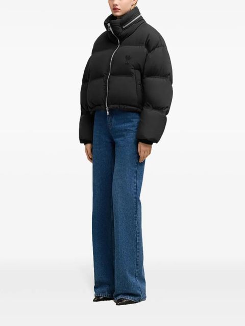 AMI Paris logo-print puff jacket - Black - zdjęcie produktu nr 2