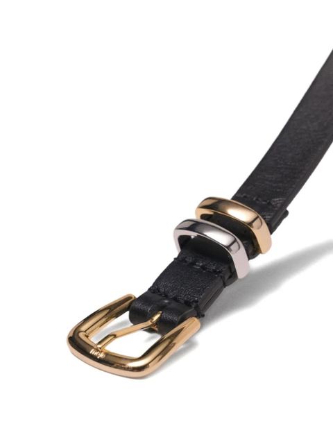 Maje square-buckle belt - Black