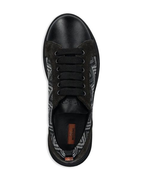Missoni suede sneakers - Black