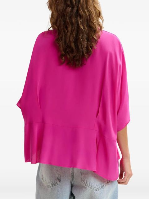 Essentiel Antwerp ruffled-hem blouse - Pink