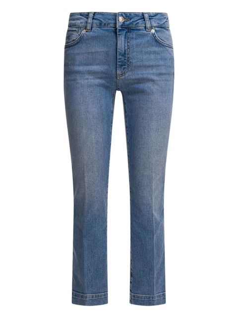Sportmax logo-patch jeans - Blue - zdjęcie produktu nr 1