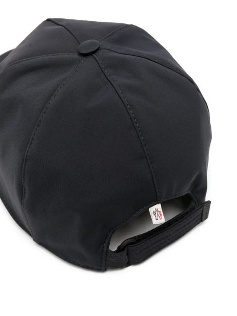 Moncler Grenoble logo-embossed curved-peak cap - Black - zdjęcie produktu nr 2