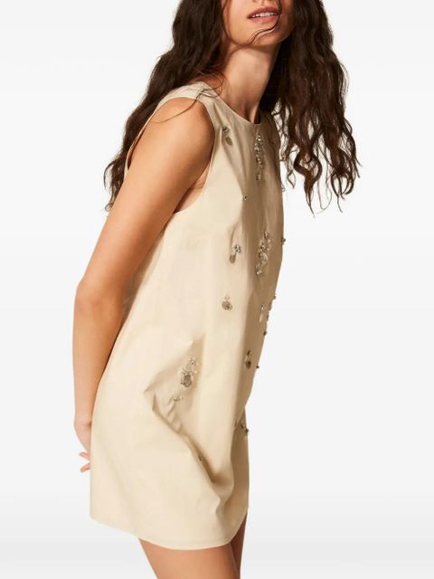 TWINSET sequin-embellished dress - Neutrals