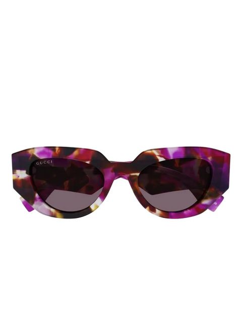 Gucci cat-eye frame sunglasses - Purple - zdjęcie produktu nr 1