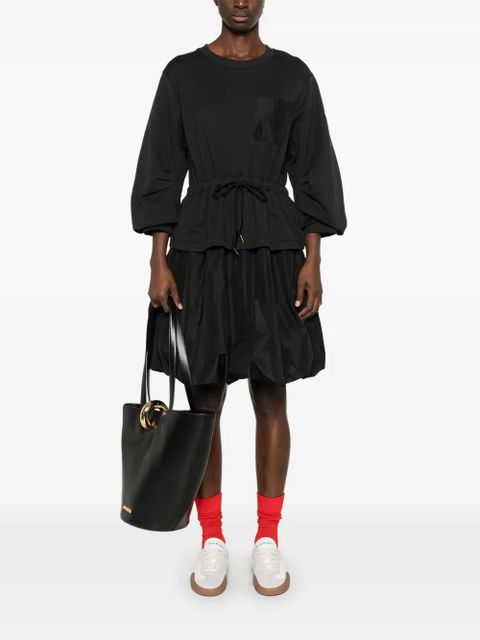 Moncler logo-patch mini dress - Black - zdjęcie produktu nr 2