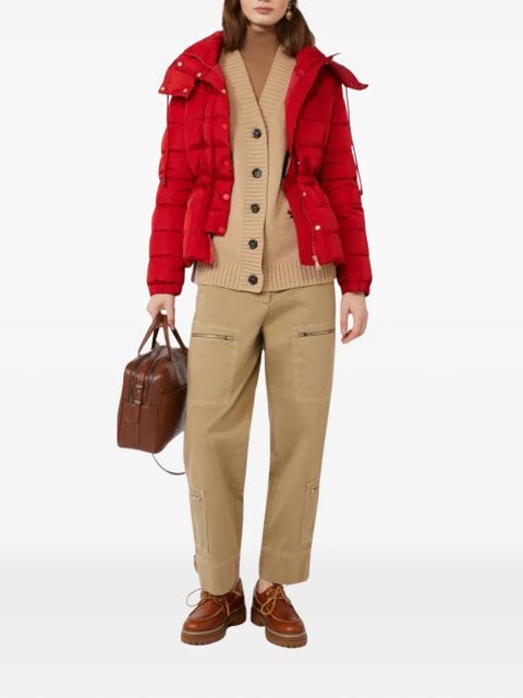Weekend Max Mara hooded quilted jacket - Red