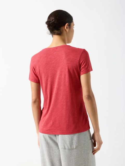 American Vintage short-sleeve V-neck T-shirt - Red