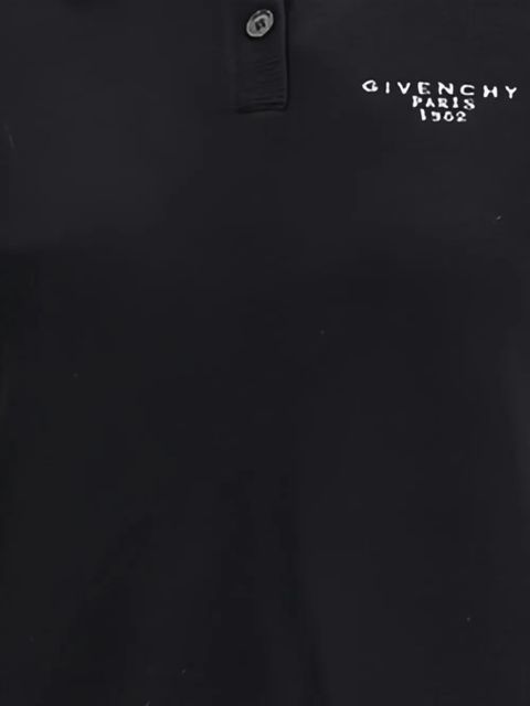 Givenchy short-sleeve logo polo top - Black
