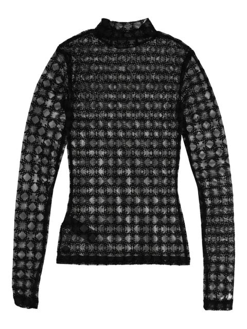 AMIRI lace top - Black - zdjęcie produktu nr 1