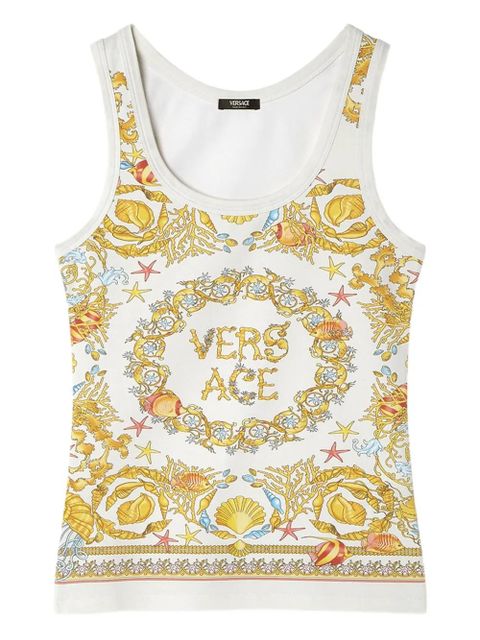 Versace Underwater Barocco tank top - White - zdjęcie produktu nr 1