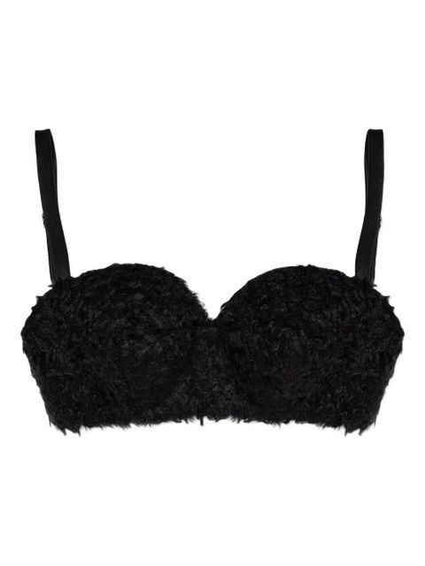 Givenchy sweetheart-neck crop top - Black