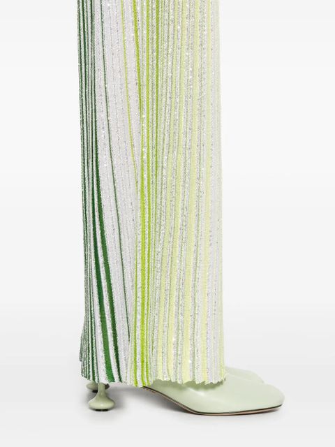 Missoni striped palazzo pants - Green