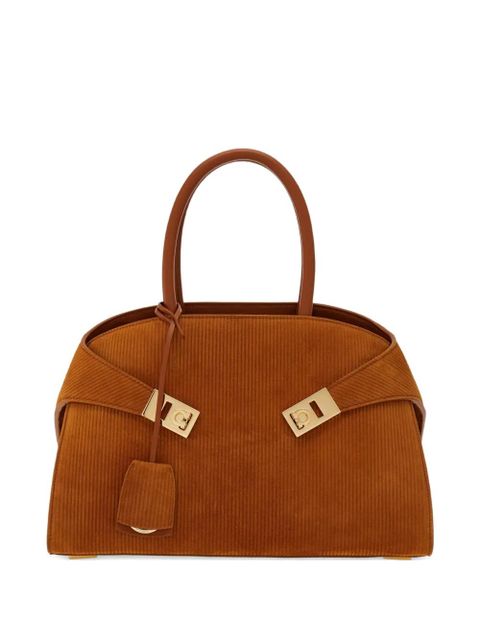 Ferragamo medium Hug tote bag - Brown - zdjęcie produktu nr 1