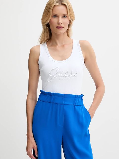 Guess top RAISSA kolor biały W5YP00 KCXJ2 - zdjęcie produktu nr 1