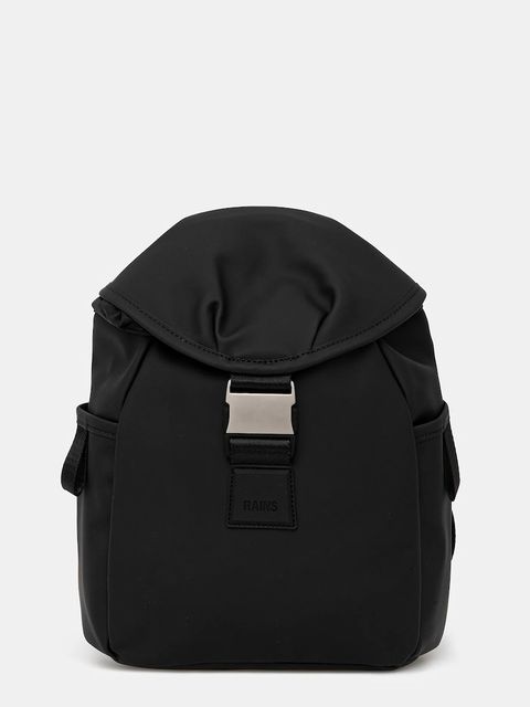 Rains plecak 12870 Valera Bucket Backpack Mini kolor czarny mały gładki 12870 - zdjęcie produktu nr 1
