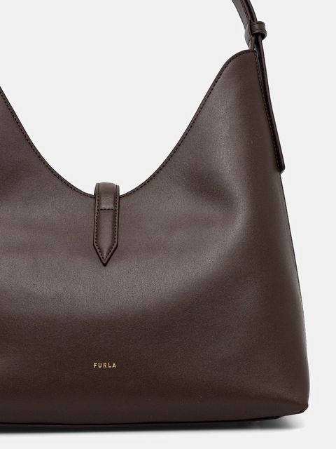 Furla torebka skórzana kolor brązowy WB01499.BX3104.2460S - zdjęcie produktu nr 2