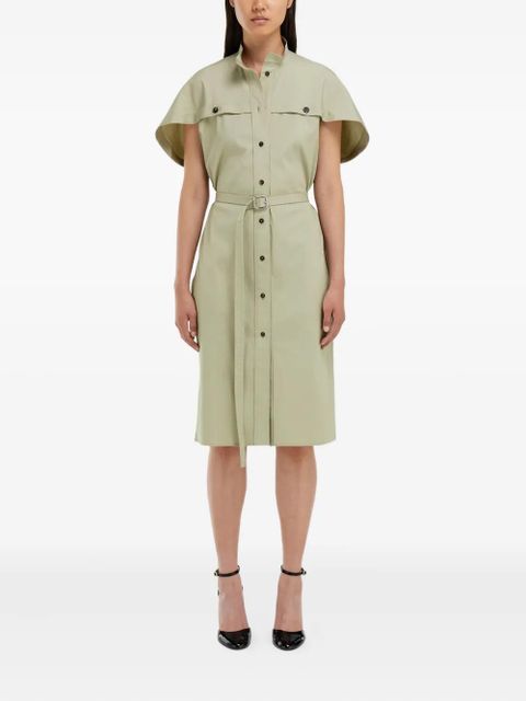 Ferragamo belted shirt dress - Green - zdjęcie produktu nr 2
