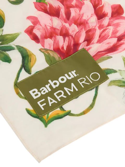 Barbour Barbour FARM Rio Azelia floral-print scarf - Neutrals - zdjęcie produktu nr 2