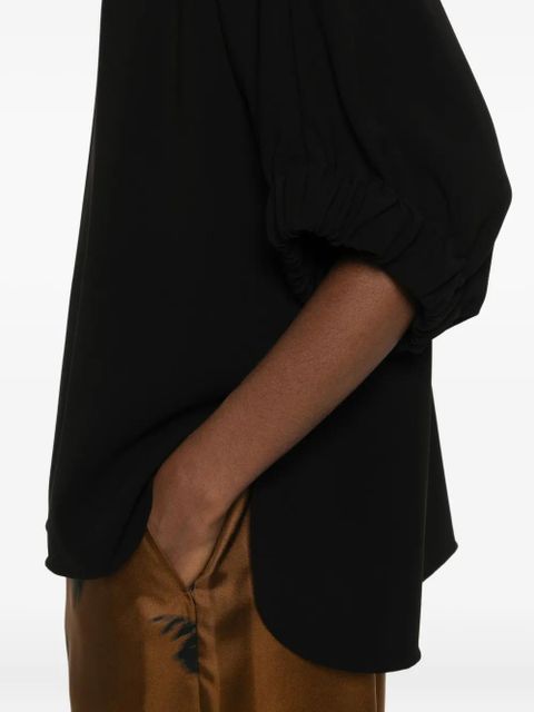 Max Mara round-neck blouse - Black