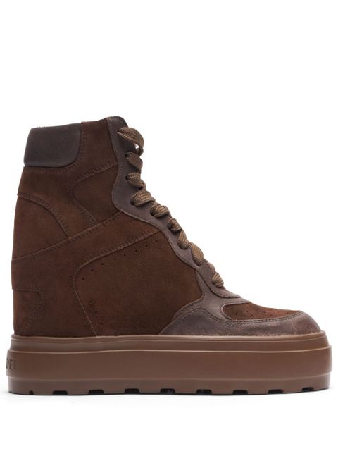 Casadei high-top suede sneakers - Brown - zdjęcie produktu nr 1