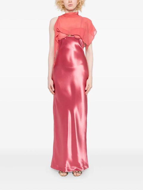 Paris Georgia Suki satin cape dress - Pink - zdjęcie produktu nr 2