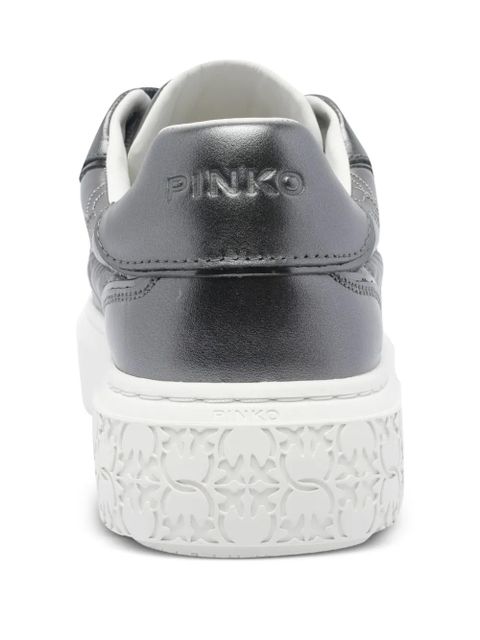 PINKO metallic platform sneakers - Grey - zdjęcie produktu nr 2
