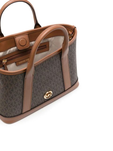 Michael Kors small Luisa leather satchel bag - Brown