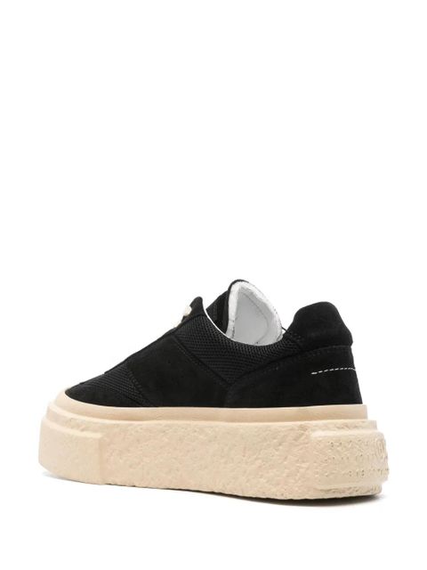 MM6 Maison Margiela Gambetta suede sneakers - Black