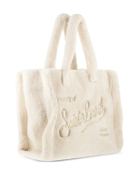 MC2 Saint Barth Vanity Teddy sherpa tote bag - White