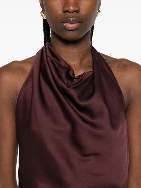 Simkhai halterneck maxi dress - Brown