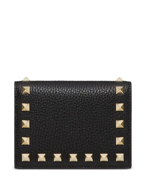 Valentino Garavani rockstud flap leather wallet - Black - zdjęcie produktu nr 1