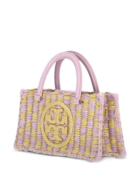 Tory Burch small Ella logo-appliqué tote bag - Purple