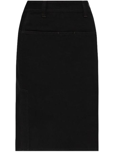 LEMAIRE denim midi skirt - Black - zdjęcie produktu nr 1