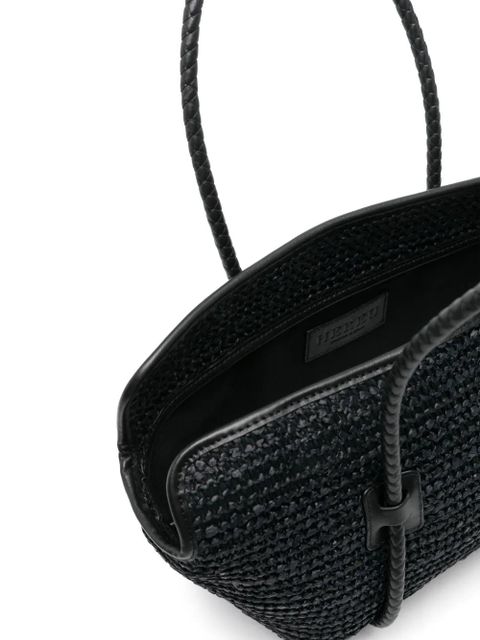 Hereu Forna Raffia tote bag - Black
