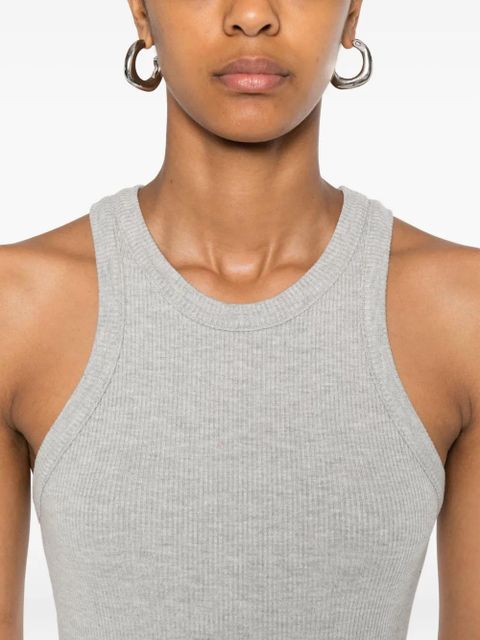 AGOLDE ribbed tank top - Grey